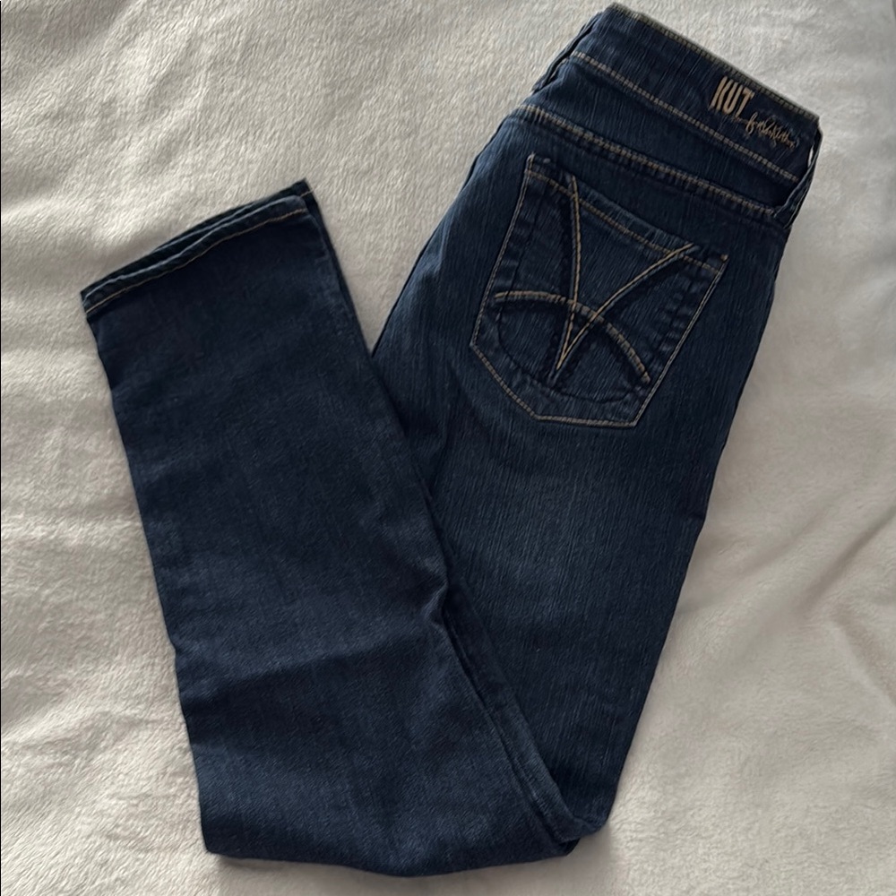 Kut from the Kloth Dark Blue Skinny Jeans